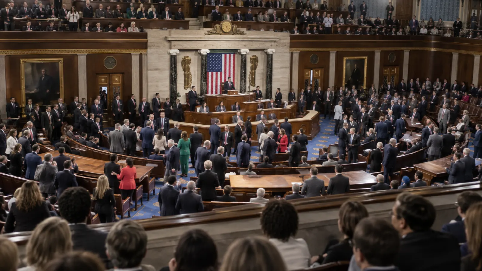 Illustrative active congressional floor vote